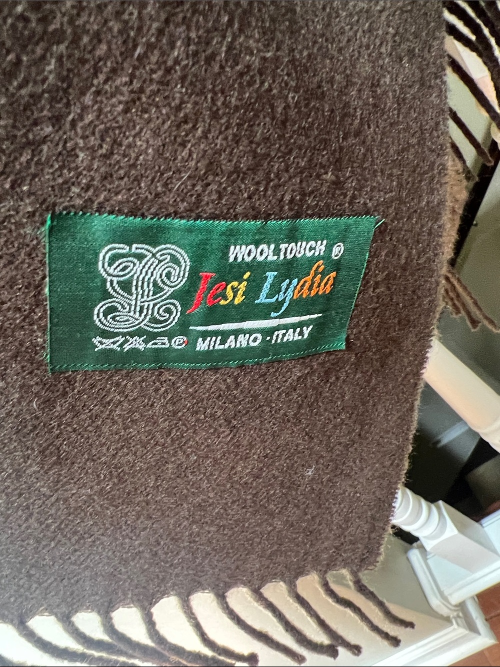 Italian Wool Shawl - Picture 3 of 3